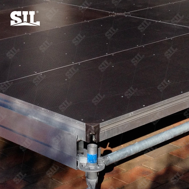 SIL Custom Metal Frame Layher Deck Stage Truss Roof Profile Aluminum Layher Stage System for Sale