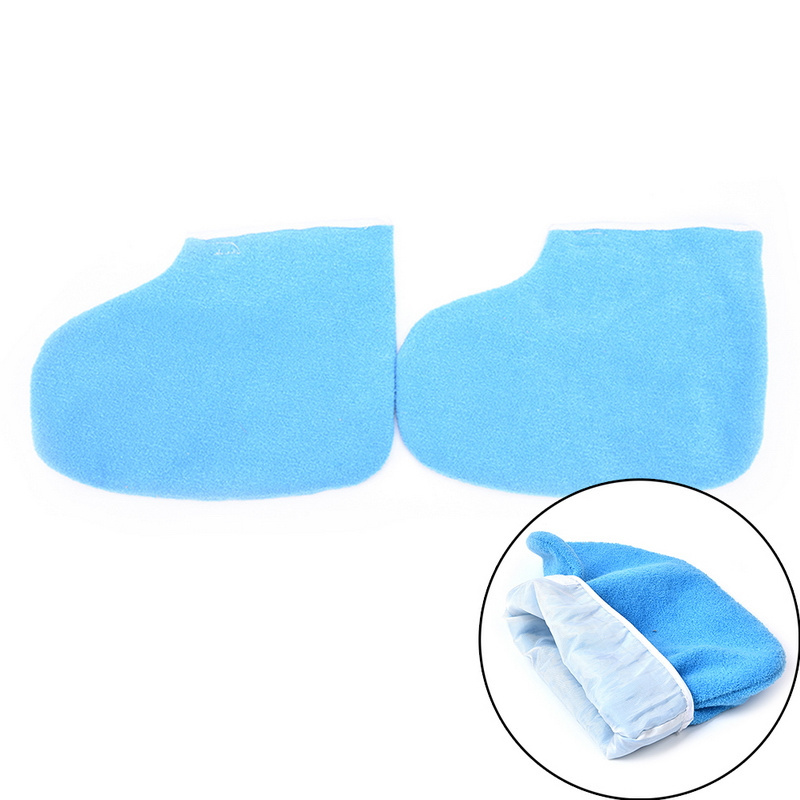 Paraffin Wax Work Gloves and Booties Bath Hand Treatment Mitts Foot Spa Cover for Women Thin Heat Therapy Insulated Soft Cotton