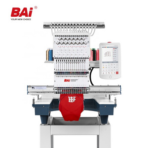 BAI single head multi needles industrial apparel machinery computer hat embroidery machine