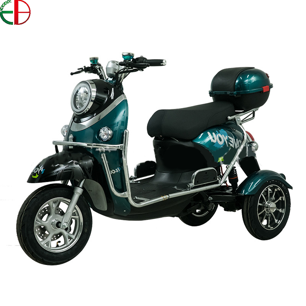 Brushless 1500W Motor Fashionable 60V 72V Mobility Cheap Three Wheel Electric Scooter Tricycle For Adults