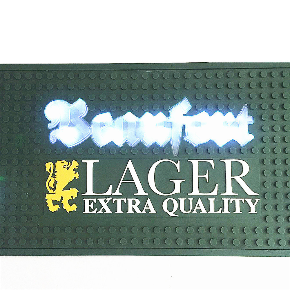 New Product Ideas 2023 Amazon Best Sellers Unique Electronic PVC Led Bar Mat With Light