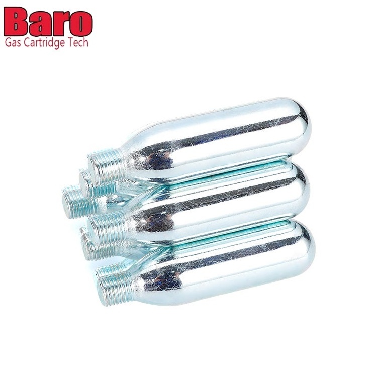 Factory Wholesale Soda Machine Gas Bottle Air Tanks Refillable 8g CO2 Cartridge 8g Mini CO2 Gas Cylinder