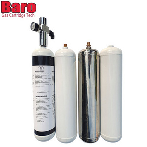 0.95L CO2 Cartridge 580g Argon Nitrogen Cartridge Gas Bottle 580g Argon Nitrogen Gas Cylinder