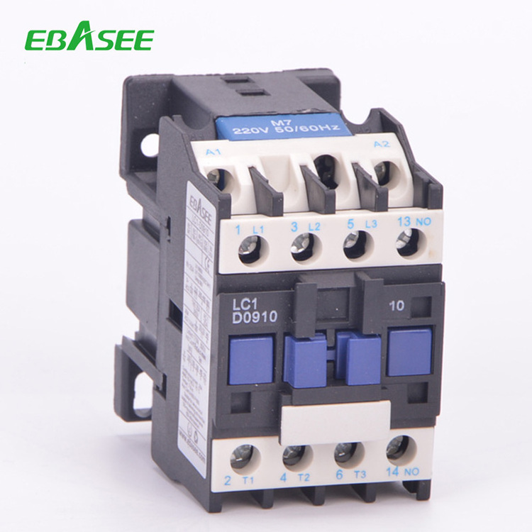 Hot Selling EBASEE Brand CE Electric 3 pole Contactor Magnetic Contactor Telemecanique AC modular Contactor 220V