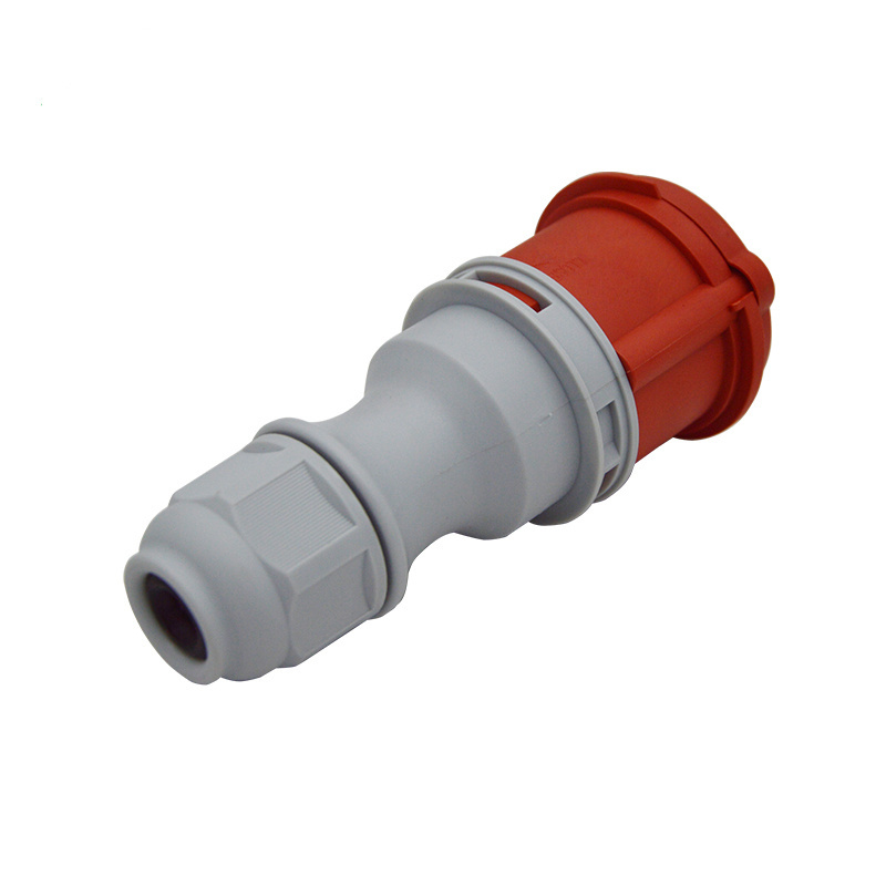 Standard grounding IEC 63 amp industrial plug & socket