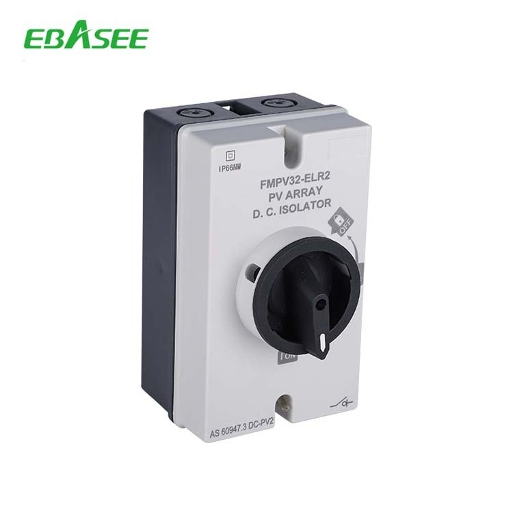 Electric Water proof dc isolator pv disconnect 32 amp 1500vdc 3 phase isolation switch