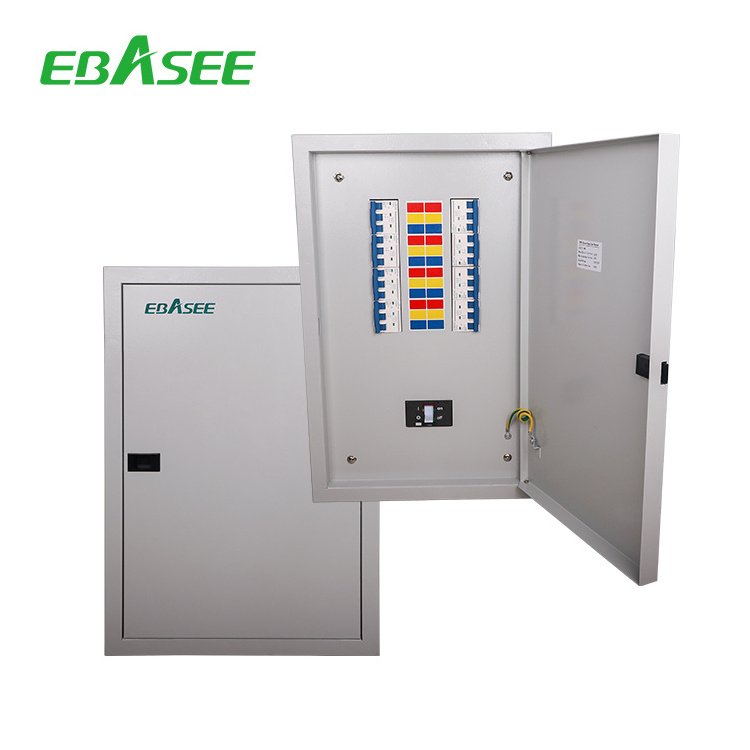 Power Distribution board Steel Power Distribution Box 3 phase 36 way distribution box