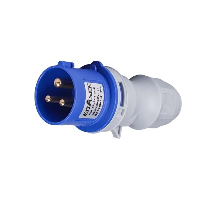 New IP44 IP67 16A 32A 63A 125A 3pin 4pin 5pin electrical explosion waterproof industrial plug and socket connectors