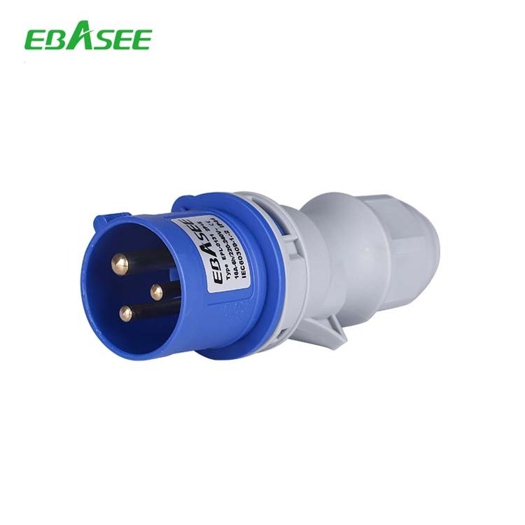 New IP44 IP67 16A 32A 63A 125A 3pin 4pin 5pin electrical explosion waterproof industrial plug and socket connectors