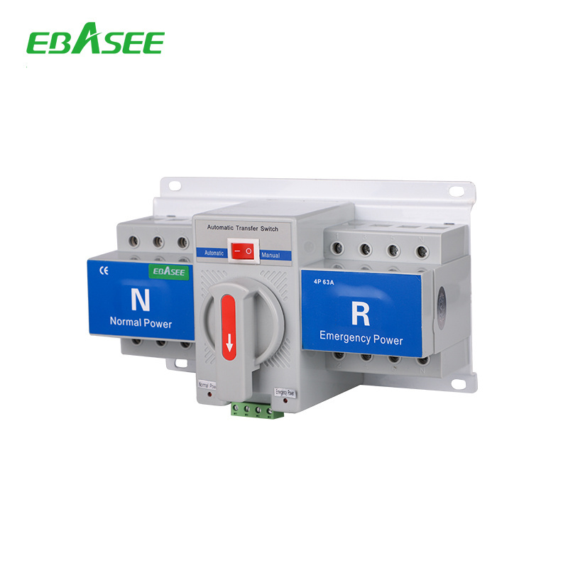 Generator Dual Power Automatic Transfer Switch 4P 400V 100A ATS