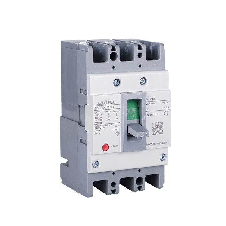 AC 500V 800V  mccb 100a 3p 400 amp 3 phase circuit breaker