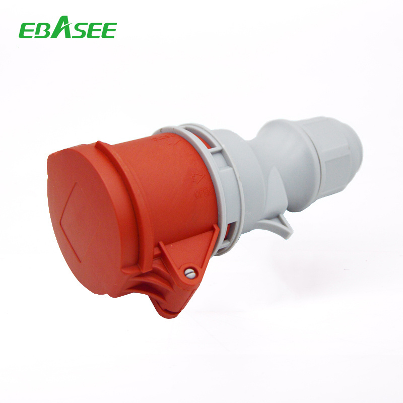 Standard grounding IEC 63 amp industrial plug & socket