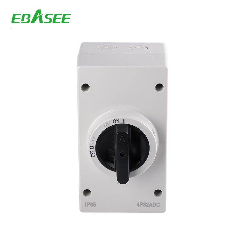 1000V DC 4 Pole 3 Three Phase Solar DC Isolator Switch for PV Array