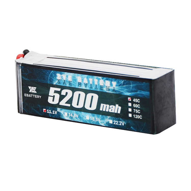 5.2Ah Lipo china battery manufacturing 5200mah 5s lipo battery for f3a aircraft