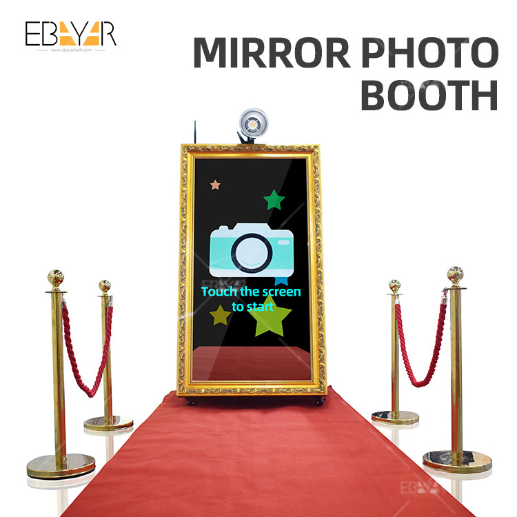 Weddings touch screen magic photobooth selfie miroir mirror photo booth