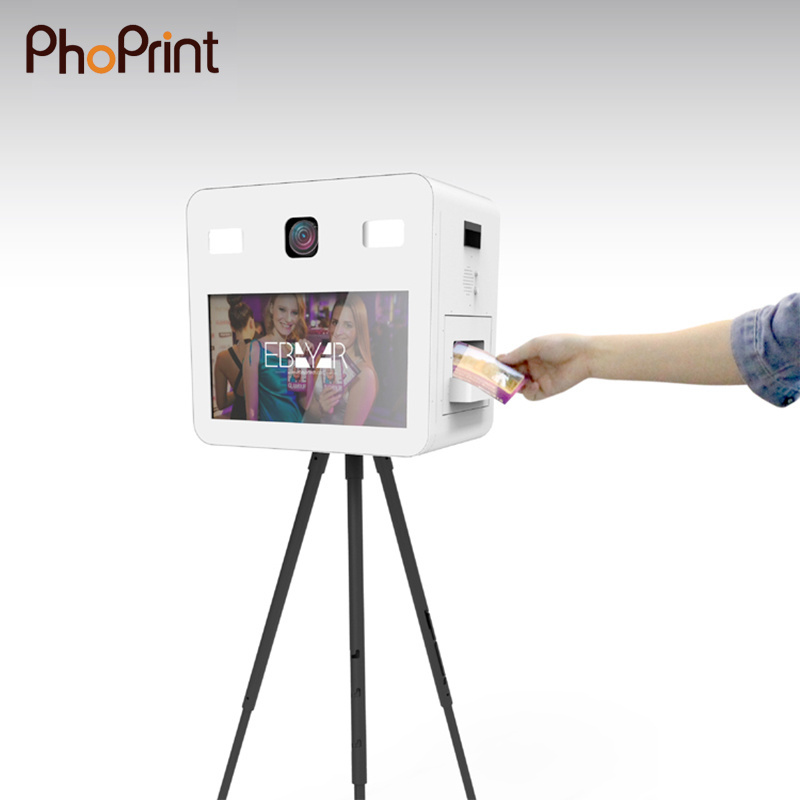 Phoprint Portable Cheap Price 21.5 inch Touch Screen wedding dslr Photo Booth Machine For Sale