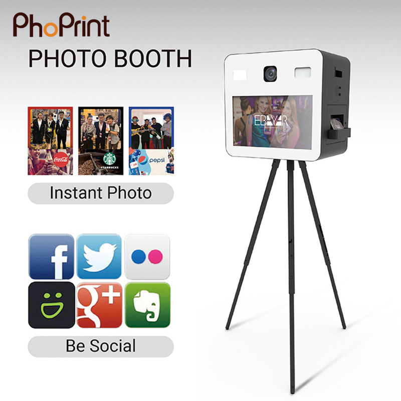 Portable Factory Price Selfie Photo Booth Kiosk With Camera And Printer