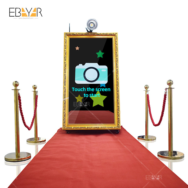 Weddings touch screen magic photobooth selfie miroir mirror photo booth