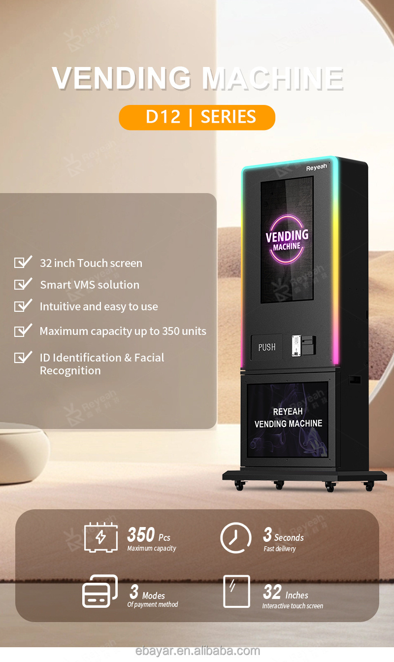 Digital Touch Screen With Age Verification Vending Machine for Retail items