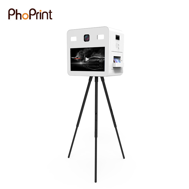 Phoprint Portable Cheap Price 21.5 inch Touch Screen wedding dslr Photo Booth Machine For Sale