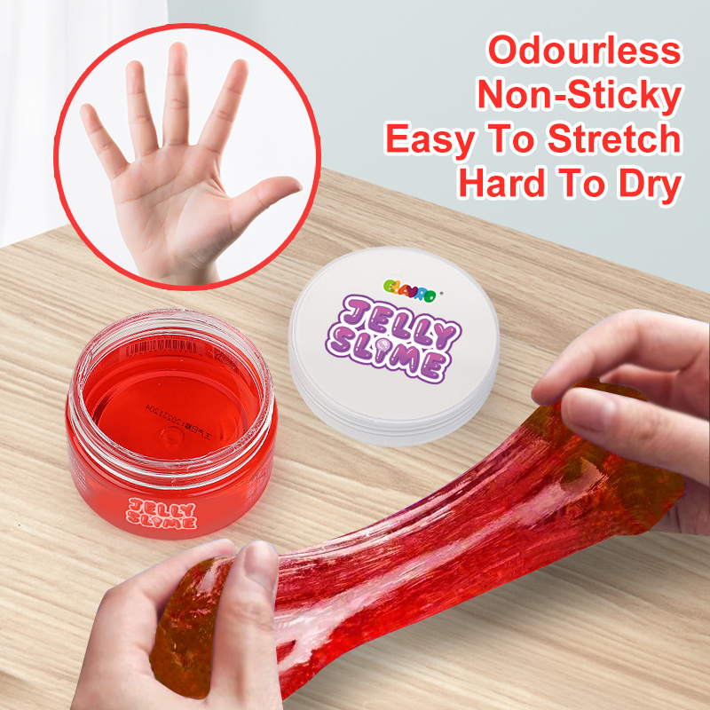 Ebayro high-clear jelly slime for kids Non-toxic DIY Making Kit Slime non-sticky