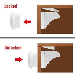 Drawer Cabinet Locks Child Safety Cupboard Magnetic Locks