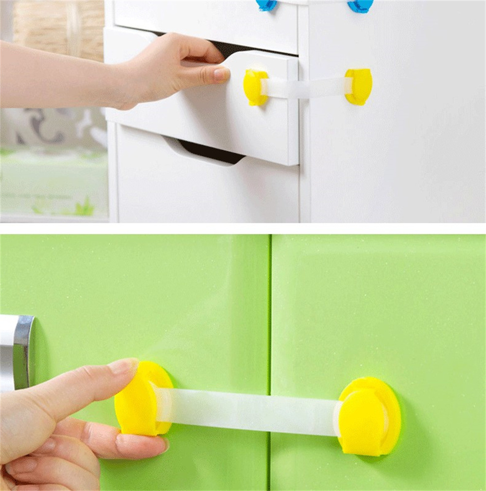 Baby Proofing Locks for Babies for Cabinets Child Proof Latches Safety with Adjustable Gate Furnitures Closet Locks