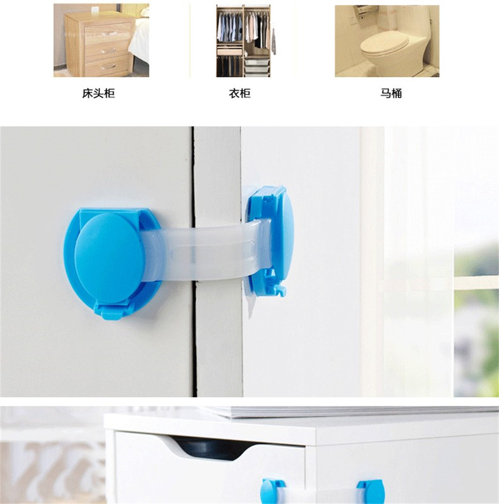 Baby Proofing Locks for Babies for Cabinets Child Proof Latches Safety with Adjustable Gate Furnitures Closet Locks