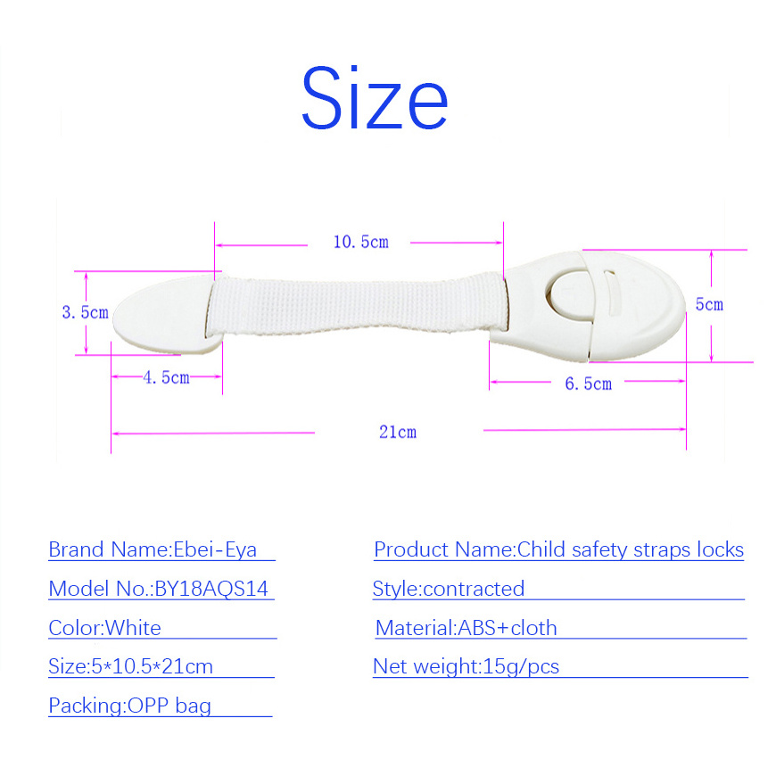 Child Safety Locks Baby Proofing Cabinet for Drawers Cupboard Closet Appliances Door Oven Fridges Toilet Adhesive Strap Latches