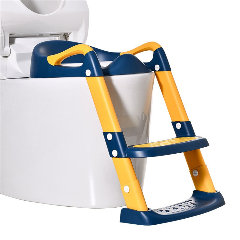 Training potty Toilet for Kids Boys Girls Toddlers-Comfortable Safe Potty Seat with Anti-Slip Pads Ladder for Kids Boys & Girls