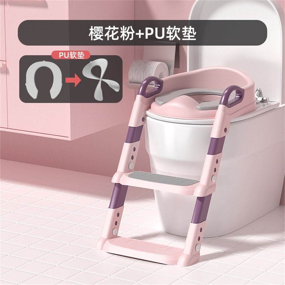 Training potty Toilet for Kids Boys Girls Toddlers-Comfortable Safe Potty Seat with Anti-Slip Pads Ladder for Kids Boys & Girls