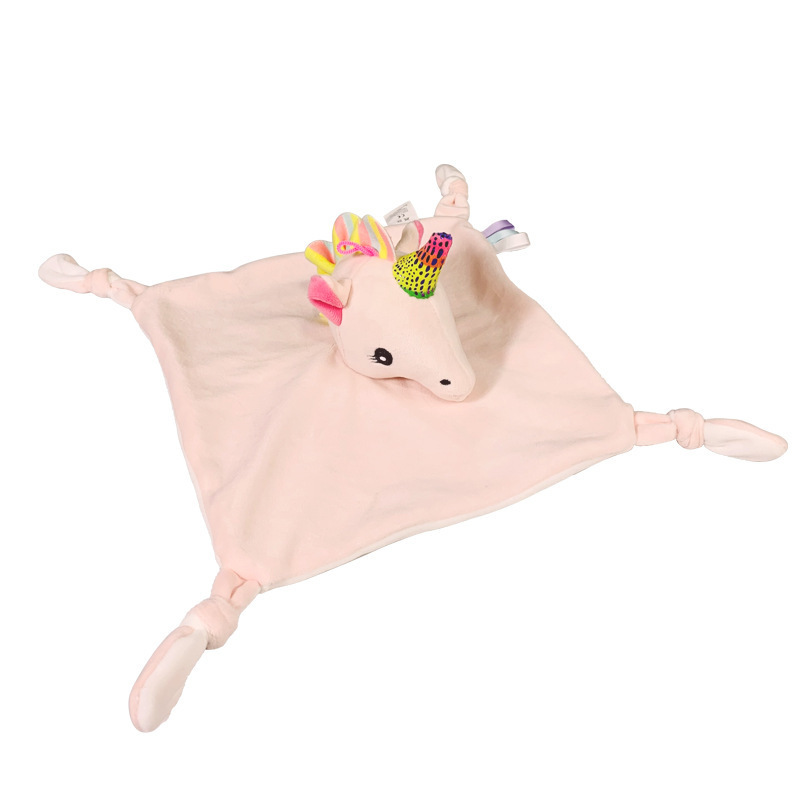 Baby Towel Washcloth Newborn Appeasing Pacifying Sensory Plush Toy Soothing Appease Infant Doll White T Towels