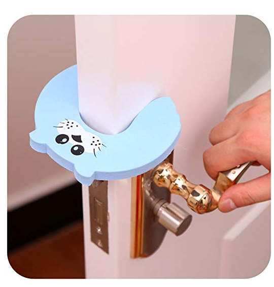 Door Finger Pinch Proof Guard Cartoon Baby Proofing Doors