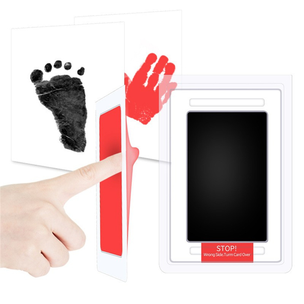 Ink Pad for Baby Hand and Footprints,Clean Touch Ink Pads with Imprint Cards,Dog Paw Print Kit