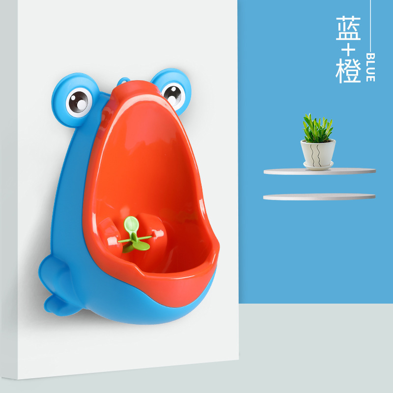 Frog Potty Children Potty Toilet Training Seat Kids Urinal with Hook for Boys Plastic Baby Urinal Pee Trainer