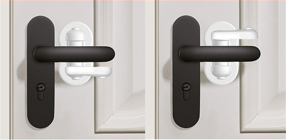 Door Lever Lock Child Proof,Baby Proofing Door Locks for Kids Safety Lever Door Handle Child Lock