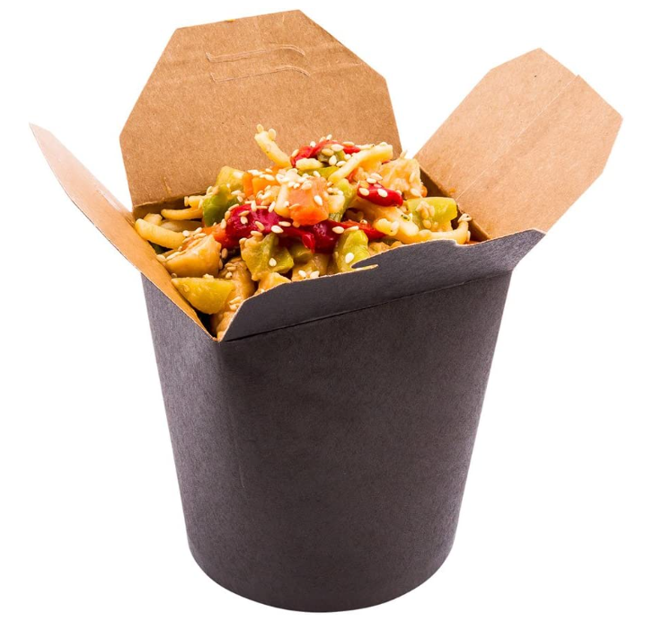 16oz 26oz 32oz Free Sample Take Away Square Custom Noodle Box Disposable Paper Doner kebab Container Box