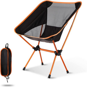 Outdoor Custom Foldable Camping Chair Heavy Duty  Travel Beach Chairs