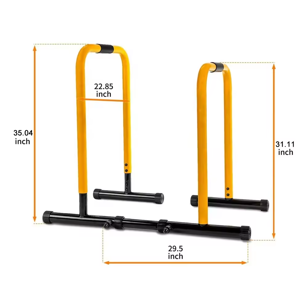 Adjustable Height Gym Equalizer Gymnastic Bars Pull up Station Push up Bars for Dip bar