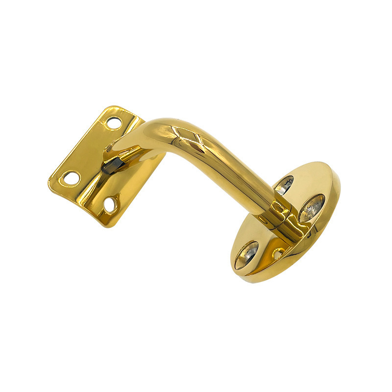 Ebest Stainless Steel Wall Bracket With Screws, Stair Handrail Brackets Support Fasteners, Bend/Flat Stairs Wall Holders