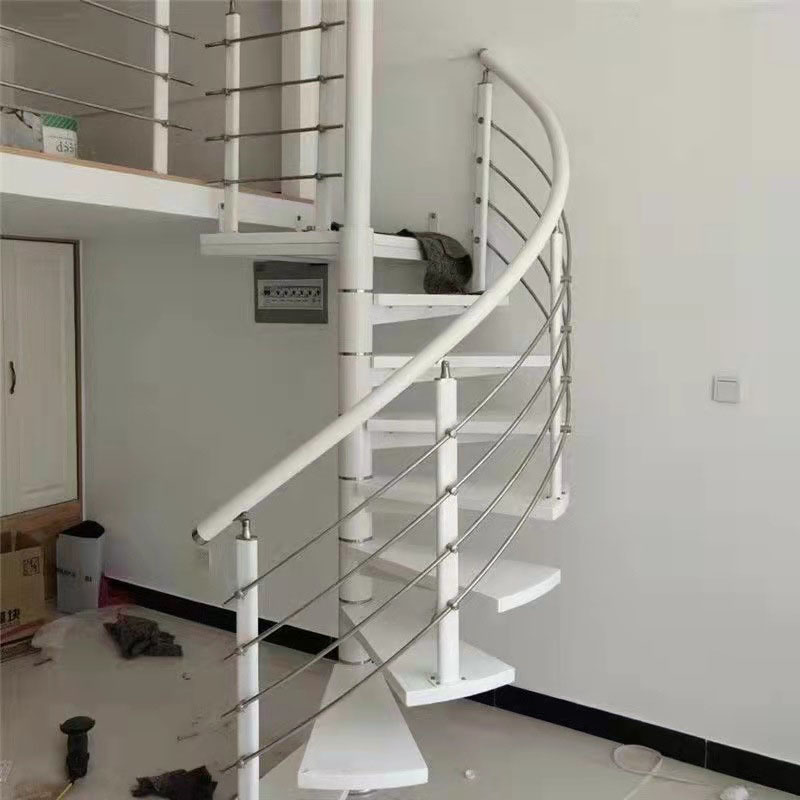 factory price cast iron spiral staircase customized with modern staircase handrail design