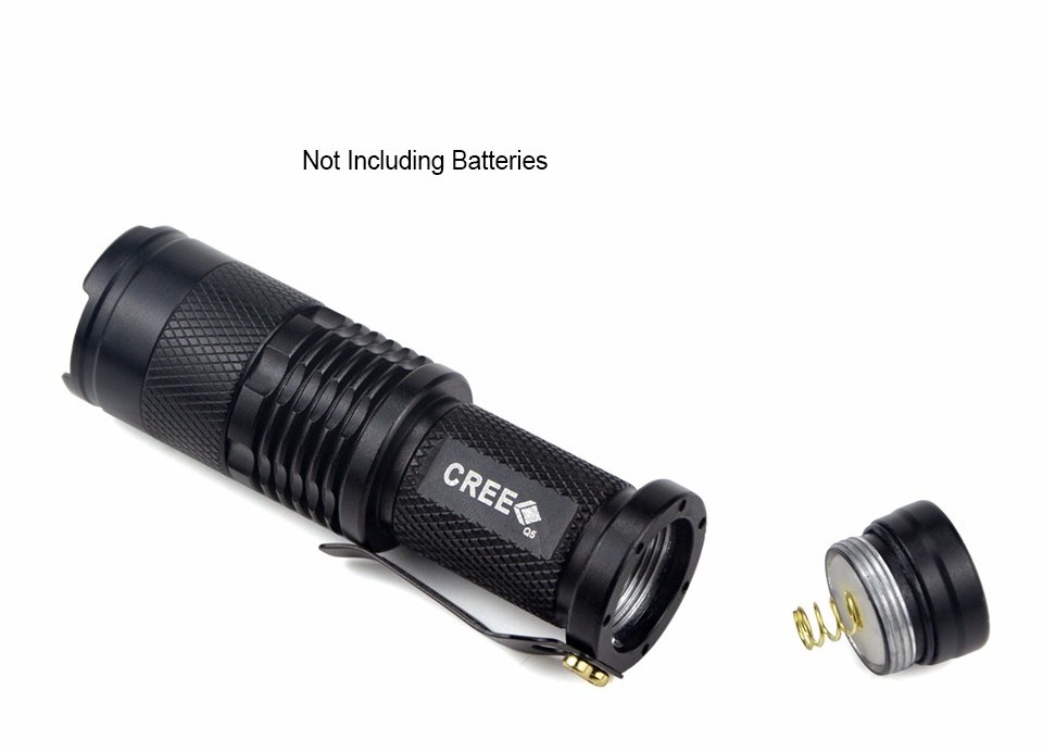 cheap led aluminum led flashlight Q5,bulk LED flashlight