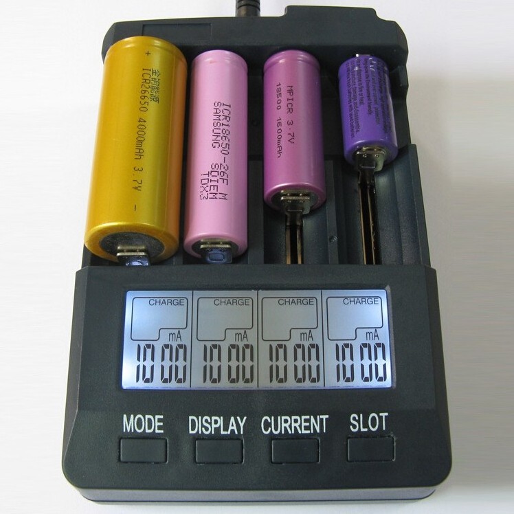 Original OPUS BT-C3100 2.2V Charger Smart Universal LCD Digital Li-ion NiCd NiMh  10440 18650 Rechargeable Batteries Charger