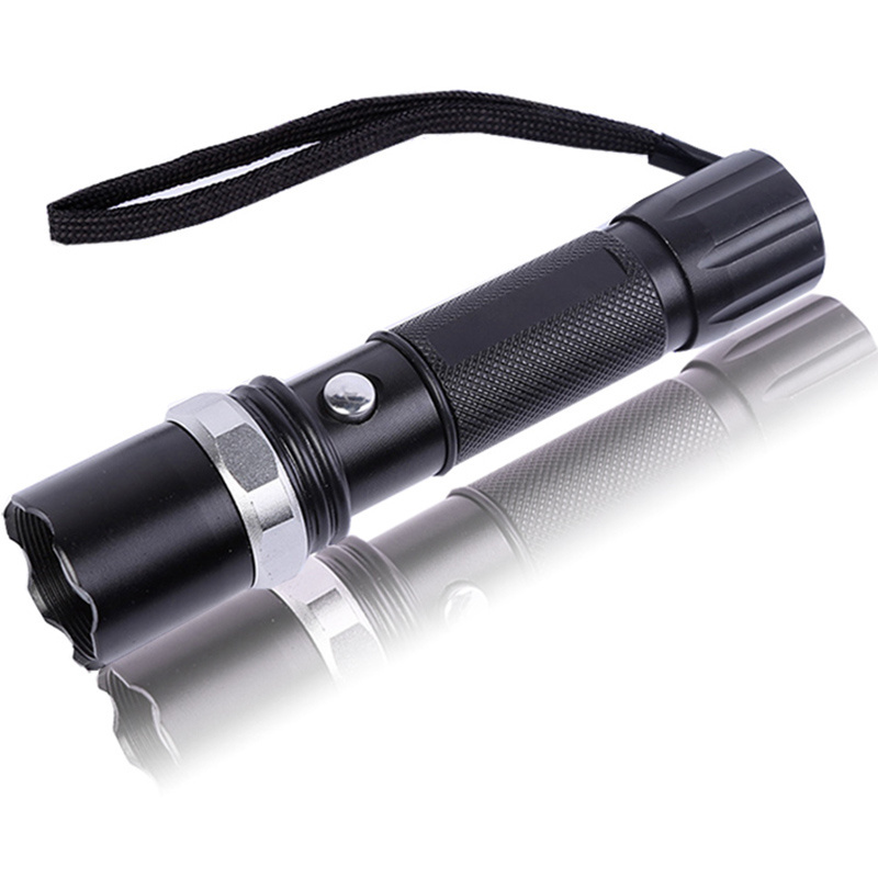 Q5 LED Flashlight 2000LM Aluminum Waterproof Zoomable flashlight 5modes for 18650 Rechargeable Battery or AAA Torch for RU