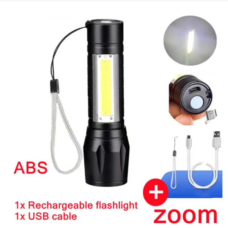 Powerful 1000 Lumens IP66 Waterproof Flash Torch Light USB Rechargeable Super Bright LED Tactical Torch light