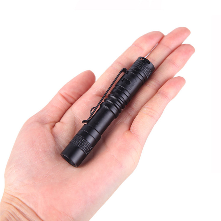 High Power Mini Flashlight LED Lamp  Q5 XPE Flash Light Lanterna Torch Penlight By AAA Battery for Camping Hunting