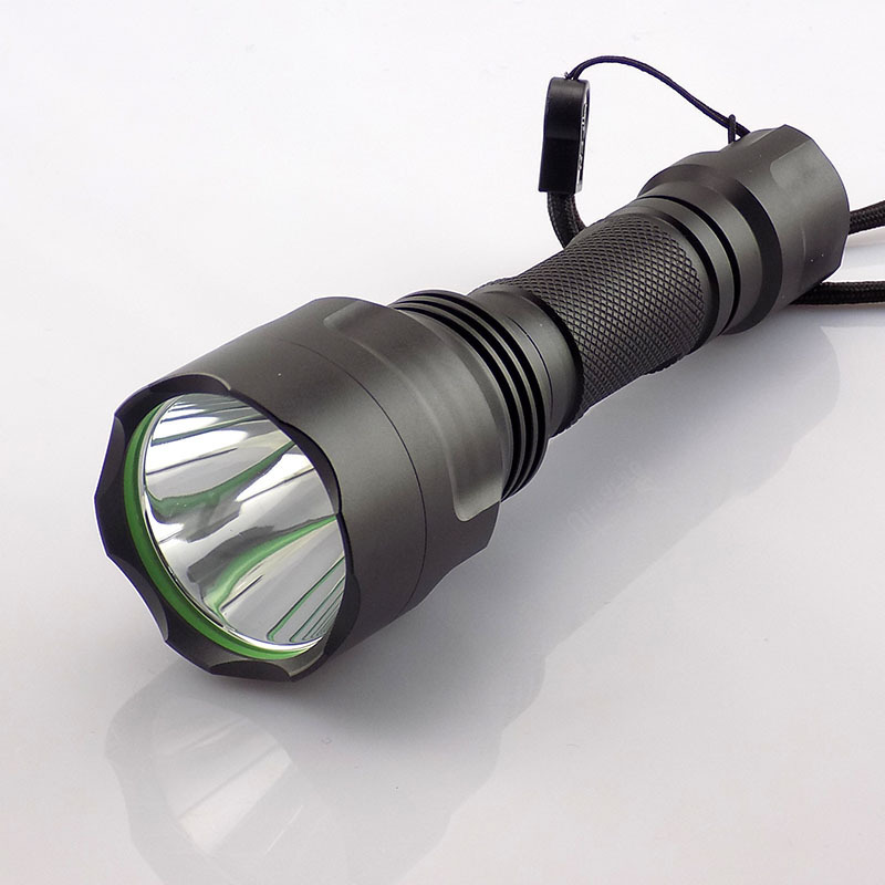 C8 T6 LED Flashlight flash Torch light 2000lm linternas recargable flashlights powerful tactical + 18650 battery+ charger