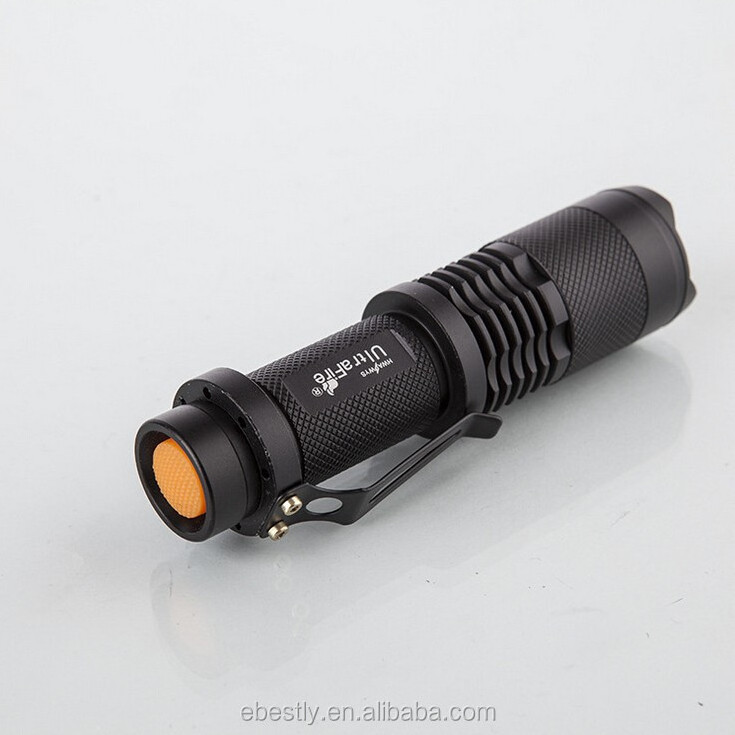 2023  Small Powerful Tactical Zoom Foucs  flashlight