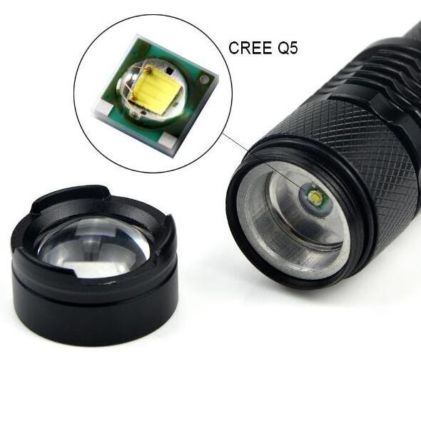 Super Bright Mini LED Flashlight Q5 2000LM Zoomable Tactical Flashlight Torch Lamp led light Waterproof For Outdoor