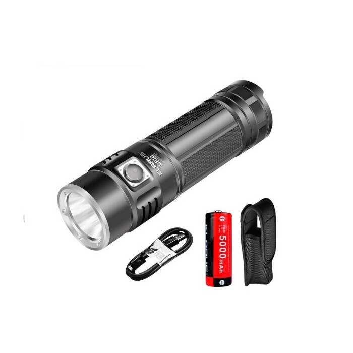 KLARUS G20 USB Rechargeable LED Flashlight Torch With 26650 Battery 3000 Lumens  XHP70 N4 LED Light Dual Switch Lantern